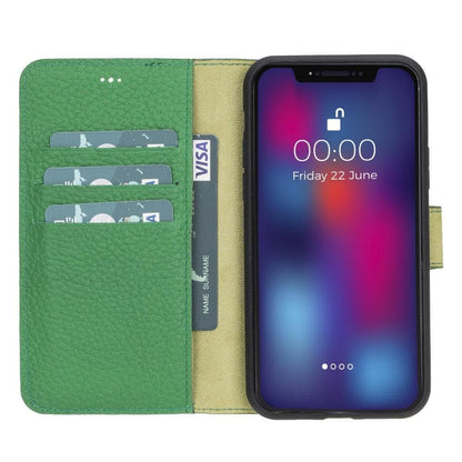 iPhone 11 Pro Max Leather Wallet Case Detachable RFID – Magic Mizuri Leather
