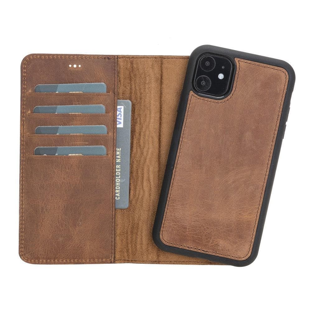 iPhone 11 Pro Leather Wallet Case Detachable RFID – Magic Mizuri Leather