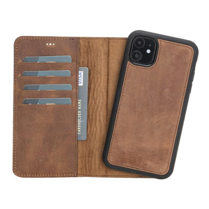 iPhone 11 Pro Leather Wallet Case Detachable RFID – Magic Mizuri Leather