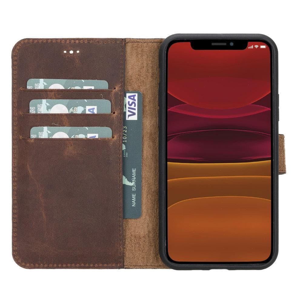iPhone 11 Pro Leather Wallet Case Detachable RFID – Magic Mizuri Leather