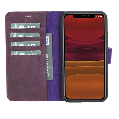 iPhone 11 Pro Max Leather Wallet Case Detachable RFID – Magic Mizuri Leather