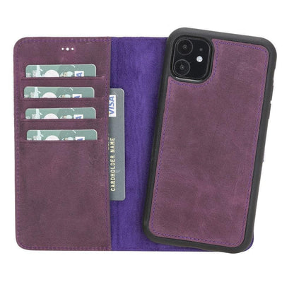 iPhone 11 Pro Leather Wallet Case Detachable RFID – Magic Mizuri Leather