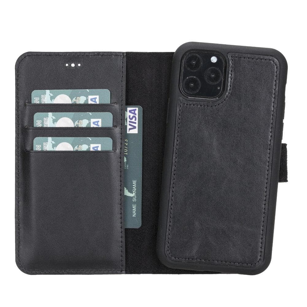 iPhone 11 Pro Leather Wallet Case Detachable RFID – Magic Mizuri Leather