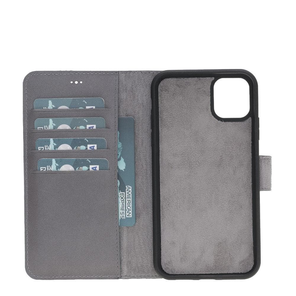 iPhone 11 Pro Max Leather Wallet Case Detachable RFID – Magic Mizuri Leather