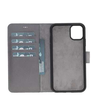 iPhone 11 Pro Max Leather Wallet Case Detachable RFID – Magic Mizuri Leather