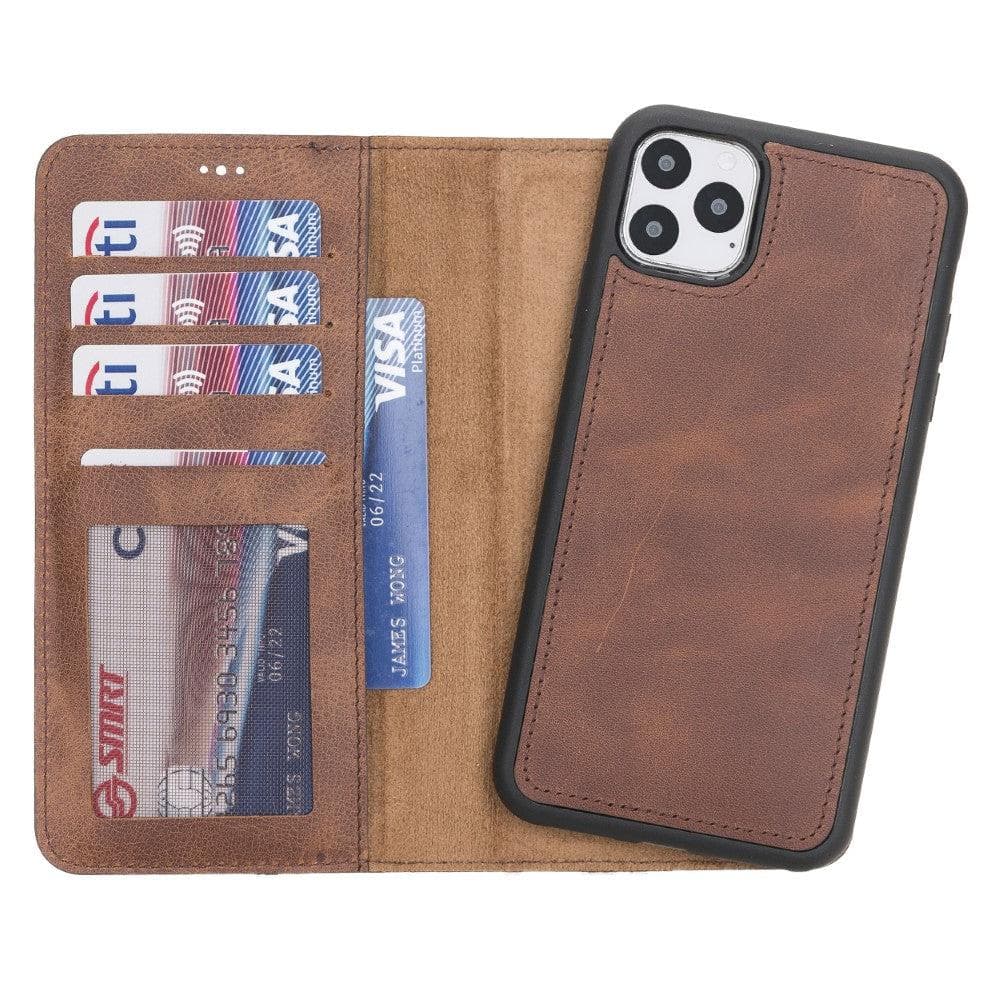 iPhone 11 Pro Max Leather Wallet Case Detachable RFID – Magic Mizuri Leather