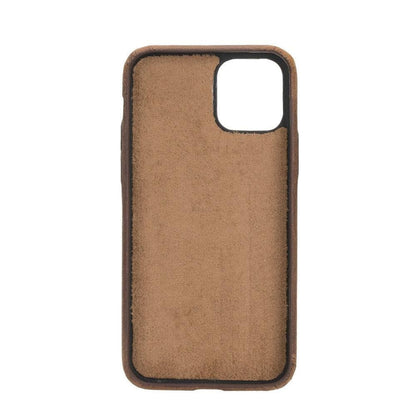 iPhone 11 Pro Genuine Leather Slim Case – Rock Cover Stand Mizuri Leather