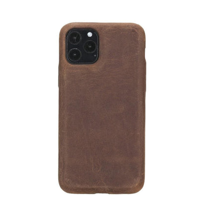iPhone 11 Pro Genuine Leather Slim Case – Rock Cover Stand Mizuri Leather
