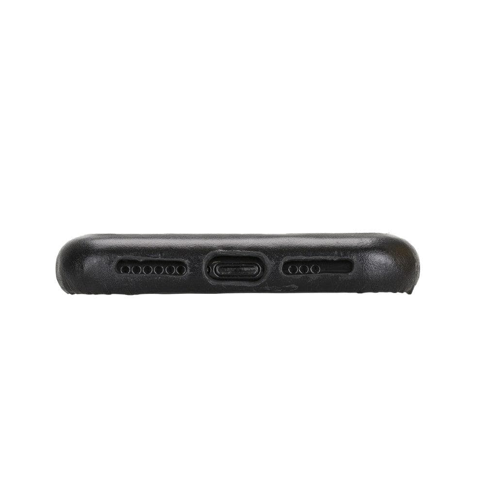 iPhone 11 Pro Genuine Leather Slim Case – Rock Cover Stand Mizuri Leather