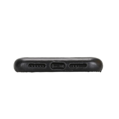 iPhone 11 Pro Genuine Leather Slim Case – Rock Cover Stand Mizuri Leather