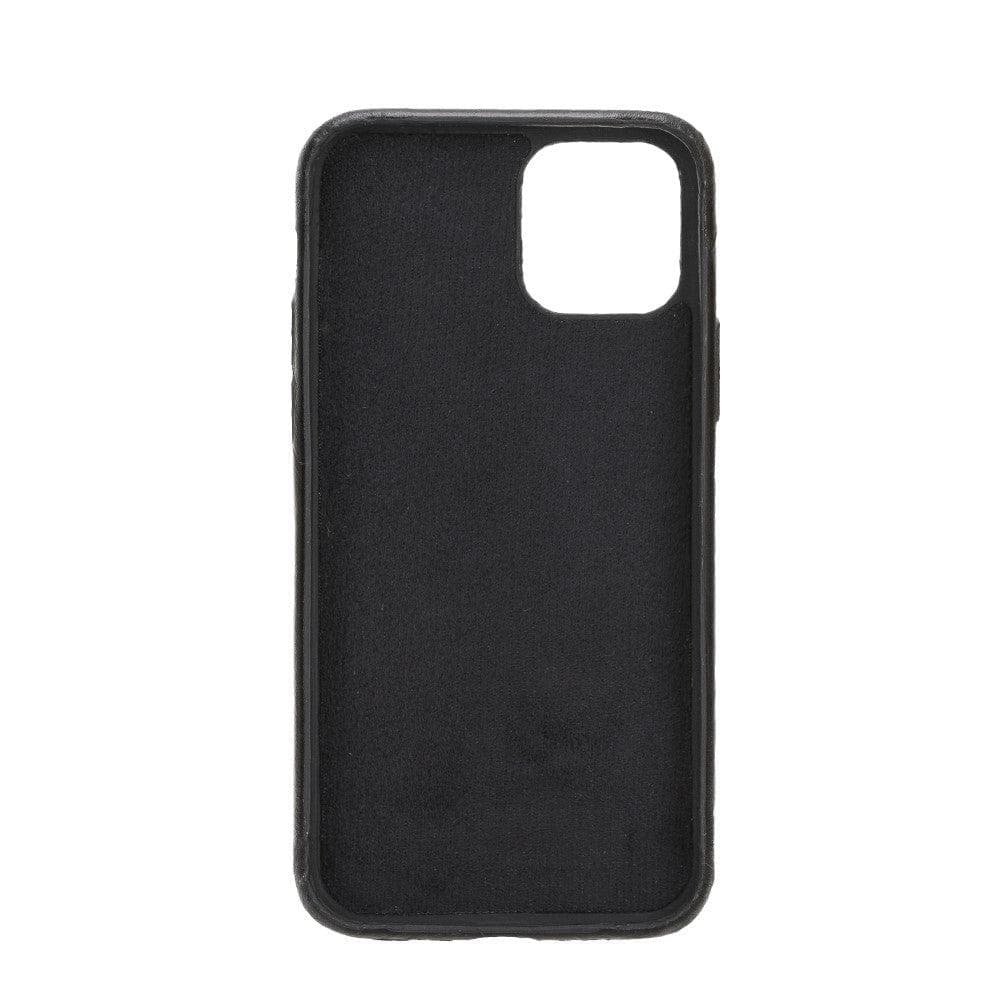 iPhone 11 Pro Genuine Leather Slim Case – Rock Cover Stand Mizuri Leather