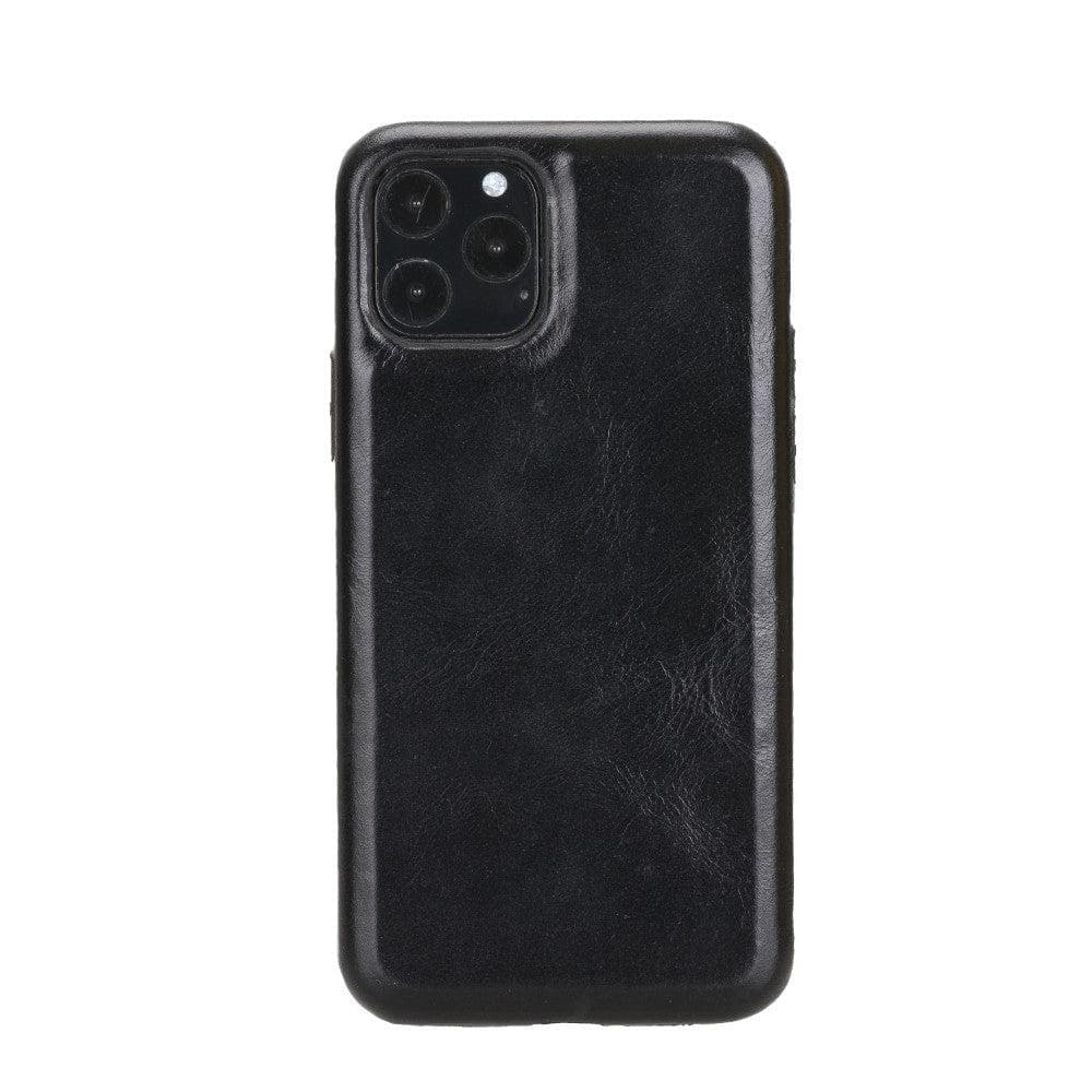 iPhone 11 Pro Genuine Leather Slim Case – Rock Cover Stand Mizuri Leather