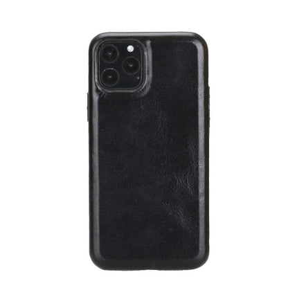 iPhone 11 Pro Genuine Leather Slim Case – Rock Cover Stand Mizuri Leather