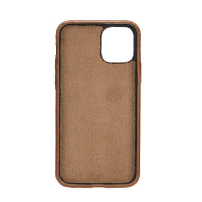 iPhone 11 Pro Genuine Leather Slim Case – Rock Cover Stand Mizuri Leather