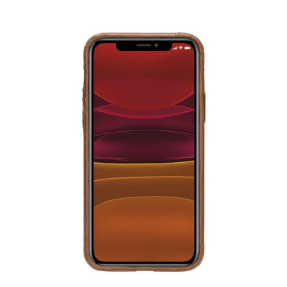 iPhone 11 Pro Genuine Leather Slim Case – Rock Cover Stand Mizuri Leather
