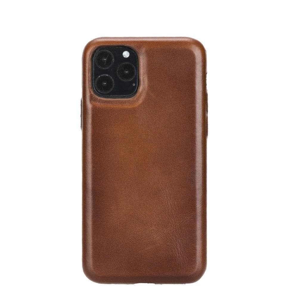 iPhone 11 Pro Genuine Leather Slim Case – Rock Cover Stand Mizuri Leather
