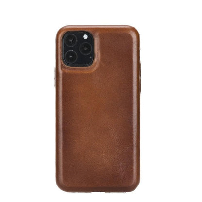 iPhone 11 Pro Genuine Leather Slim Case – Rock Cover Stand Mizuri Leather