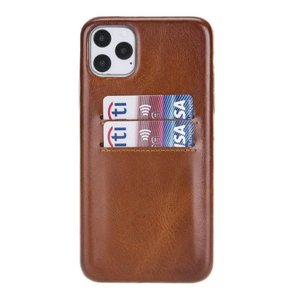 iPhone 11 Pro Max Genuine Leather Slim Case with Card Holder – Ultra Cover CCP Mizuri Leather