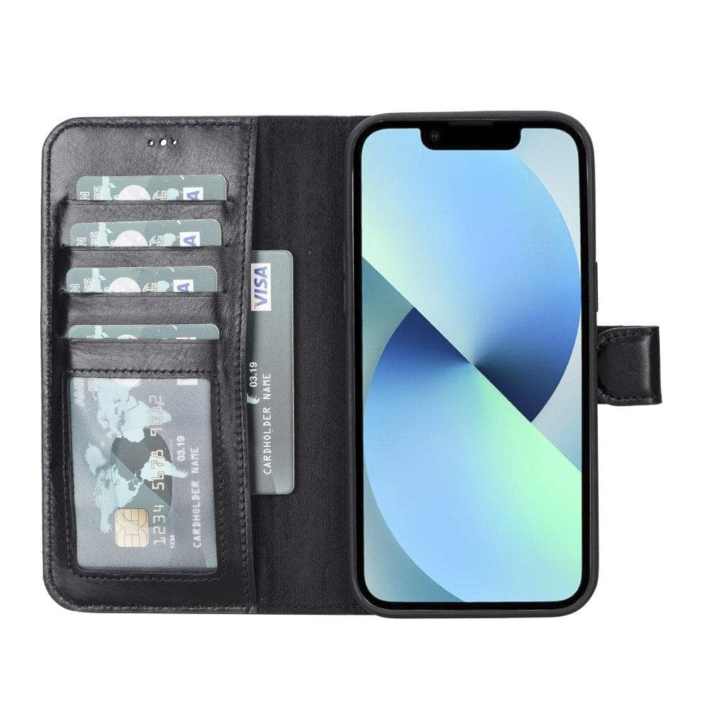 iPhone 14 Leather Wallet Case Detachable RFID MagSafe – Magic Mizuri Leather
