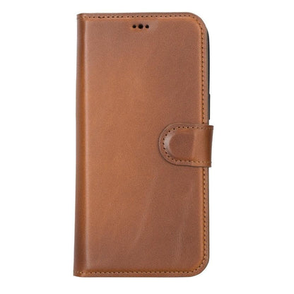 iPhone 14 Plus Leather Wallet Case Detachable RFID MagSafe – Magic Mizuri Leather