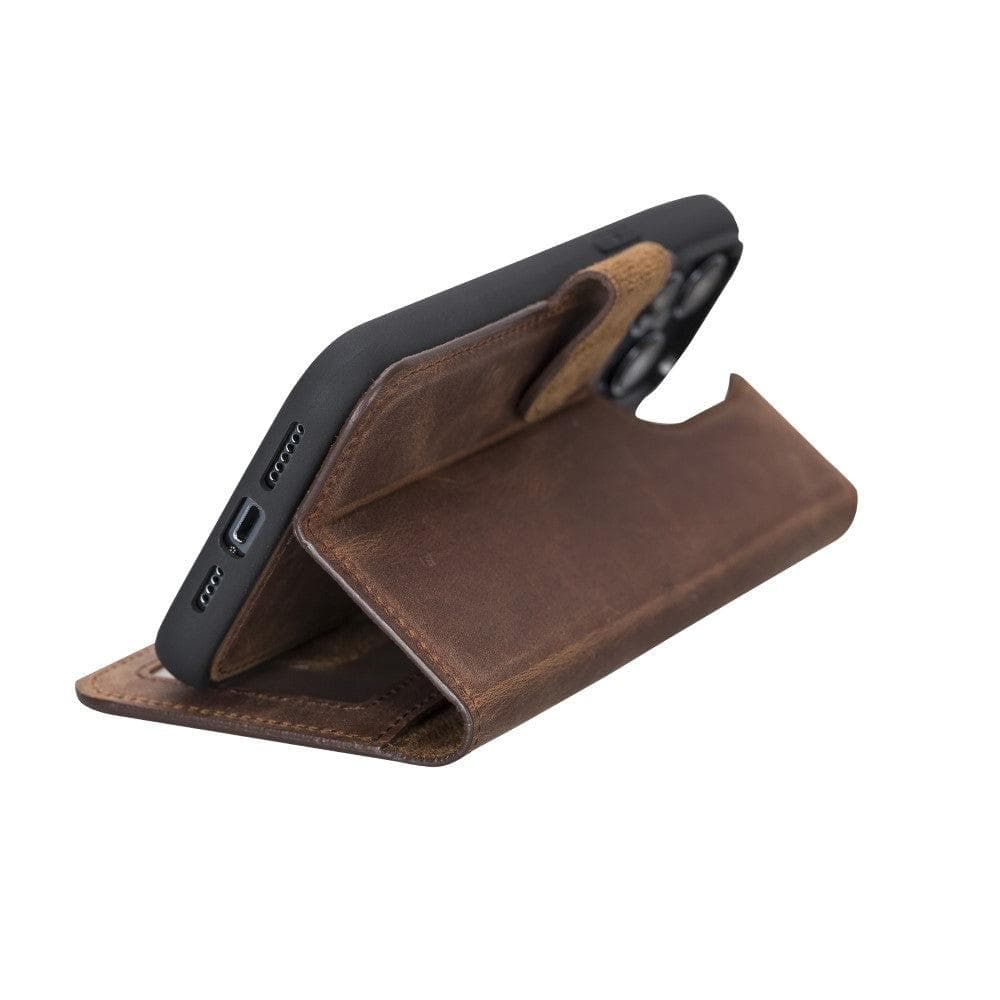 iPhone 14 Pro Max Leather Wallet Case Detachable RFID MagSafe – Magic Mizuri Leather