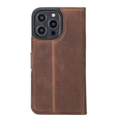 iPhone 14 Pro Leather Wallet Case Detachable RFID MagSafe – Magic Mizuri Leather