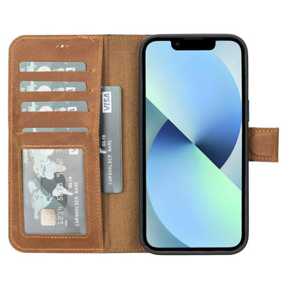 iPhone 14 Pro Max Leather Wallet Case Detachable RFID MagSafe – Magic Mizuri Leather