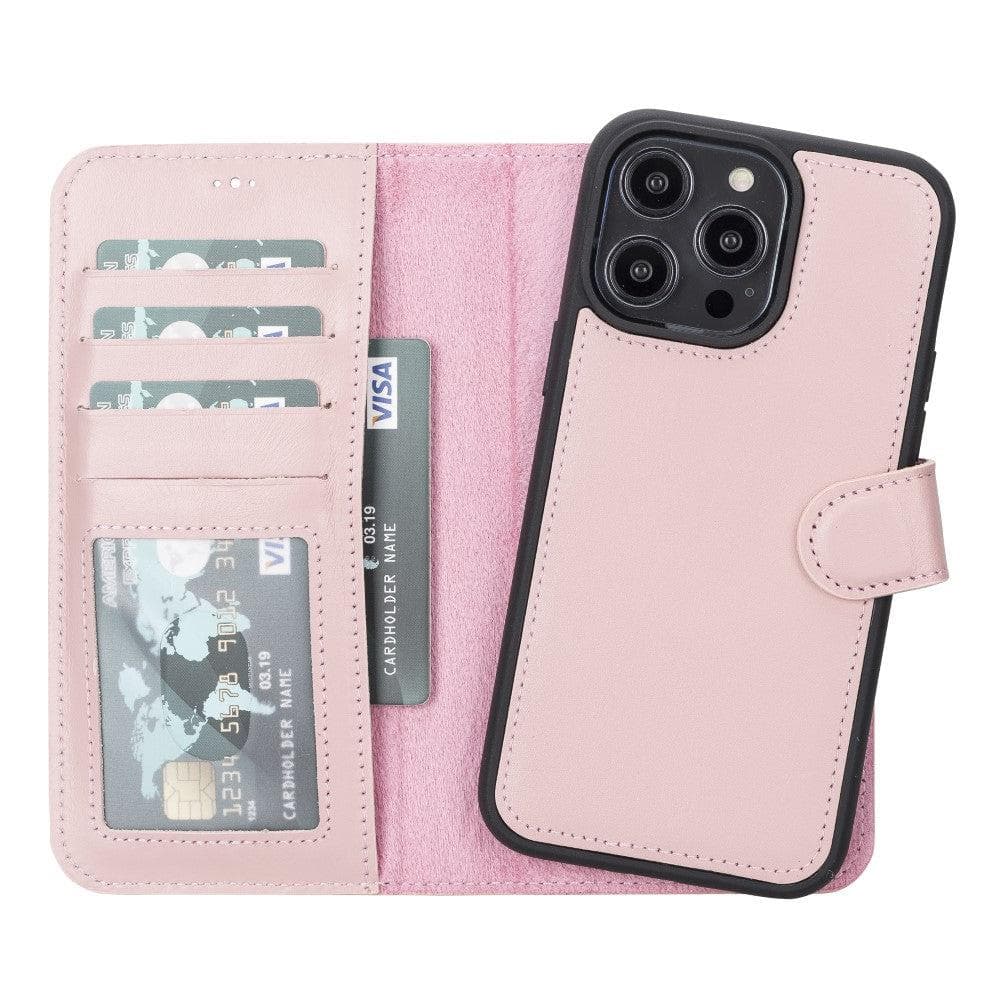 iPhone 14 Pro Leather Wallet Case Detachable RFID MagSafe – Magic Mizuri Leather