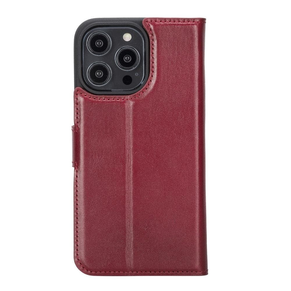 iPhone 14 Plus Leather Wallet Case Detachable RFID MagSafe – Magic Mizuri Leather