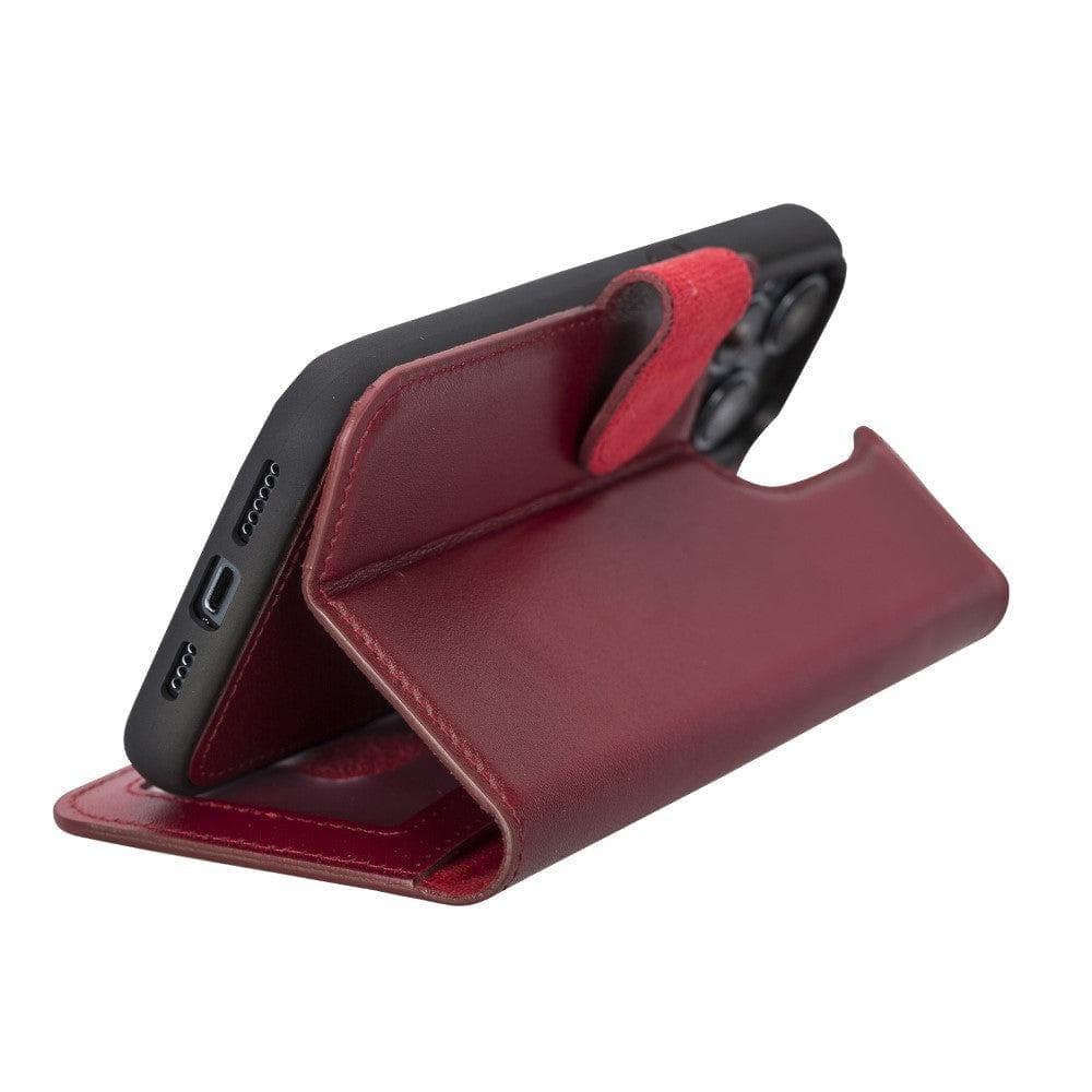 iPhone 14 Pro Leather Wallet Case Detachable RFID MagSafe – Magic Mizuri Leather