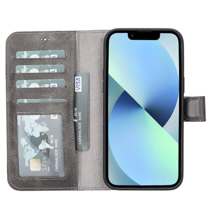 iPhone 14 Pro Max Leather Wallet Case Detachable RFID MagSafe – Magic Mizuri Leather