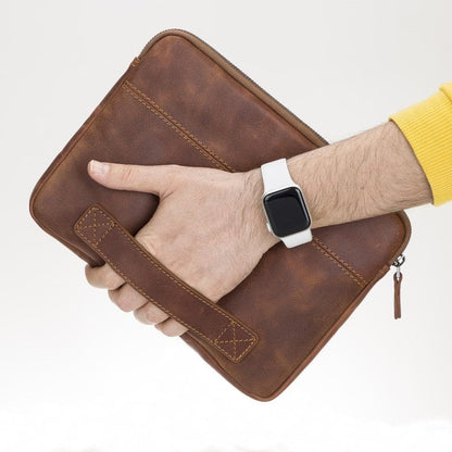 Awe Slim Leather Laptop / Tablet Bag Mizuri Leather