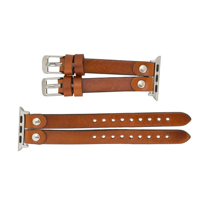 Durham Ely Leather Apple Watch Double Band Mizuri Leather