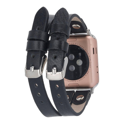 Durham Ely Leather Apple Watch Double Band Mizuri Leather