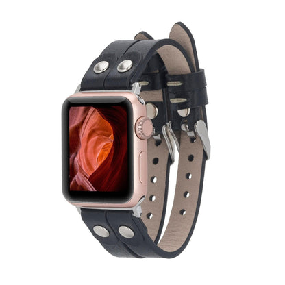 Durham Ely Leather Apple Watch Double Band Mizuri Leather