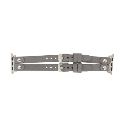 Durham Ely Leather Apple Watch Double Band Mizuri Leather