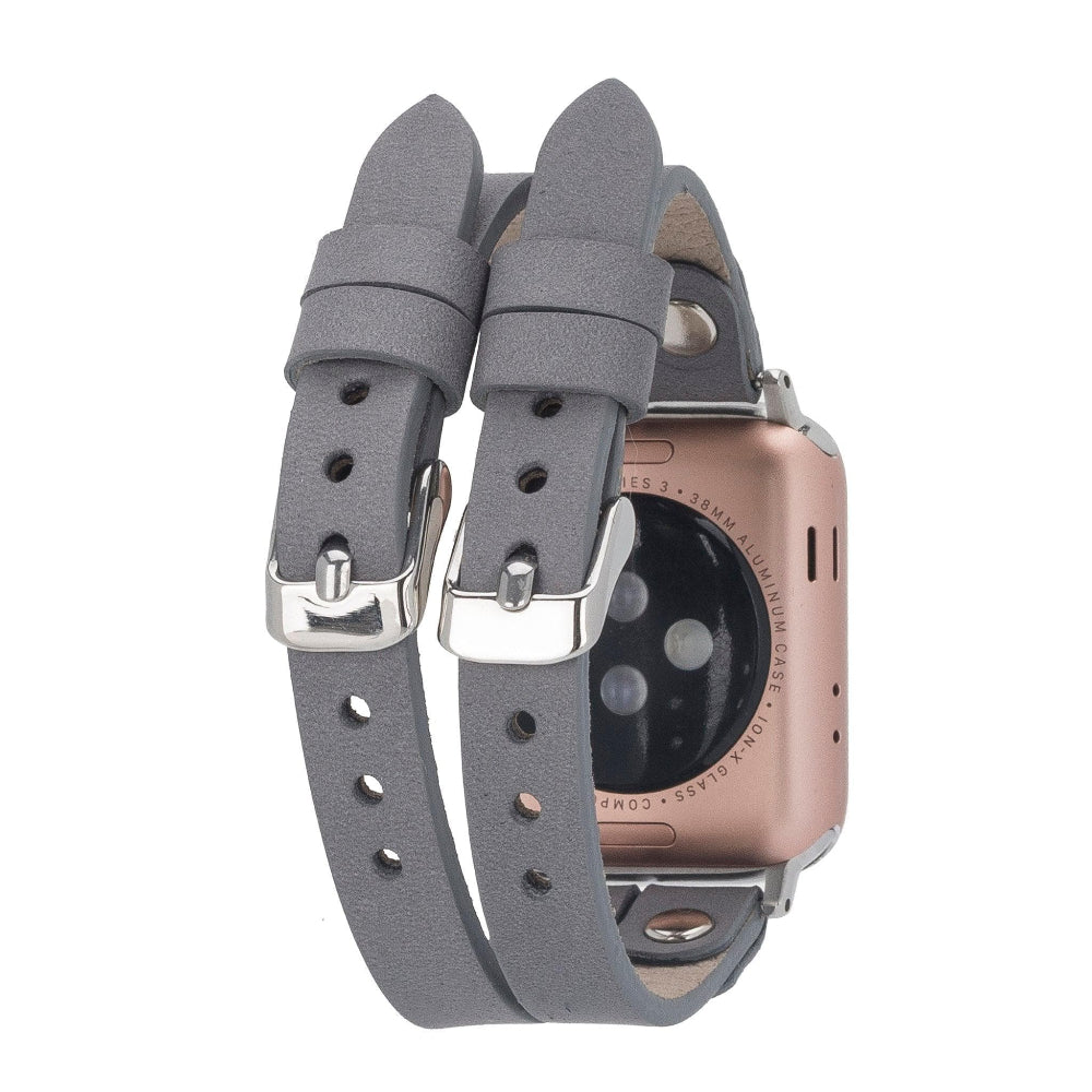 Durham Ely Leather Apple Watch Double Band Mizuri Leather