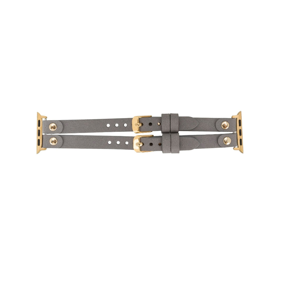 Durham Ely Leather Apple Watch Double Band Mizuri Leather