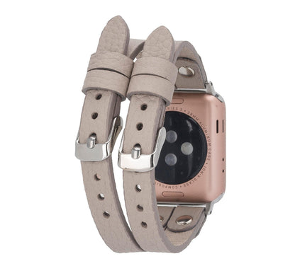 Durham Ely Leather Apple Watch Double Band Mizuri Leather
