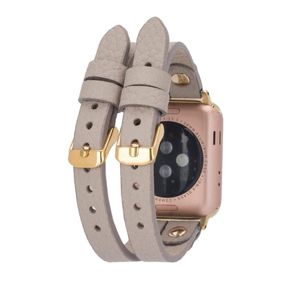 Durham Ely Leather Apple Watch Double Band Mizuri Leather