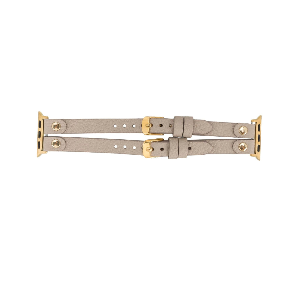 Durham Ely Leather Apple Watch Double Band Mizuri Leather