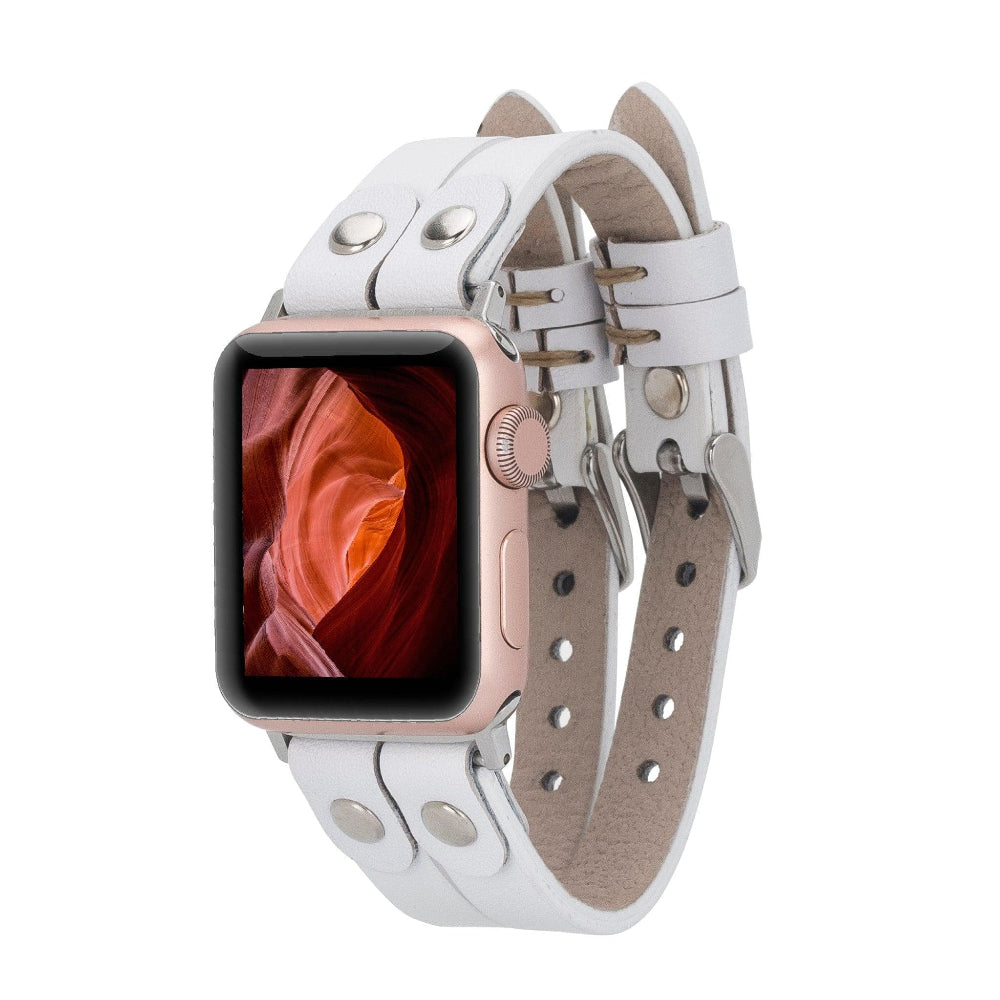 Durham Ely Leather Apple Watch Double Band Mizuri Leather