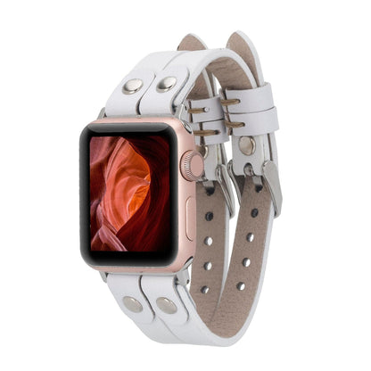 Durham Ely Leather Apple Watch Double Band Mizuri Leather