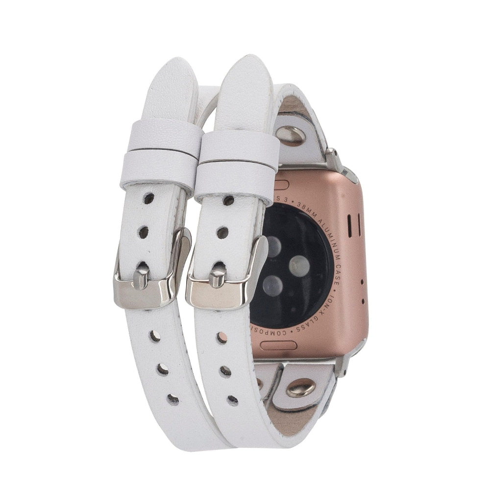 Durham Ely Leather Apple Watch Double Band Mizuri Leather