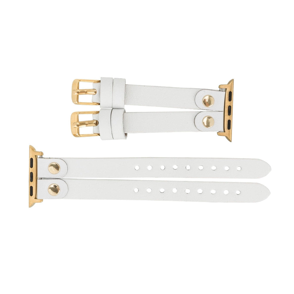 Durham Ely Leather Apple Watch Double Band Mizuri Leather