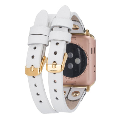 Durham Ely Leather Apple Watch Double Band Mizuri Leather