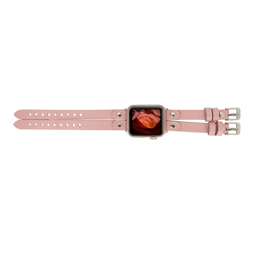 Durham Ely Leather Apple Watch Double Band Mizuri Leather