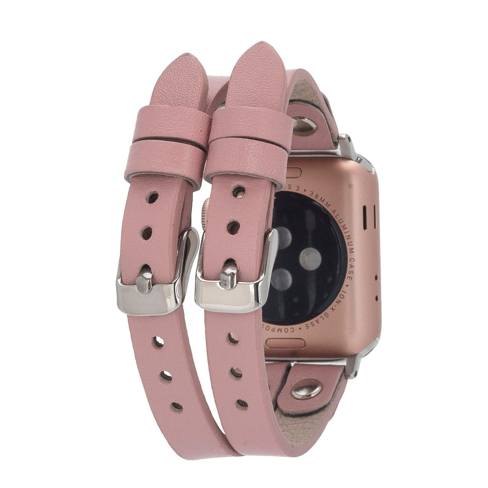 Durham Ely Leather Apple Watch Double Band Mizuri Leather
