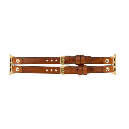 Durham Ely Leather Apple Watch Double Band Mizuri Leather