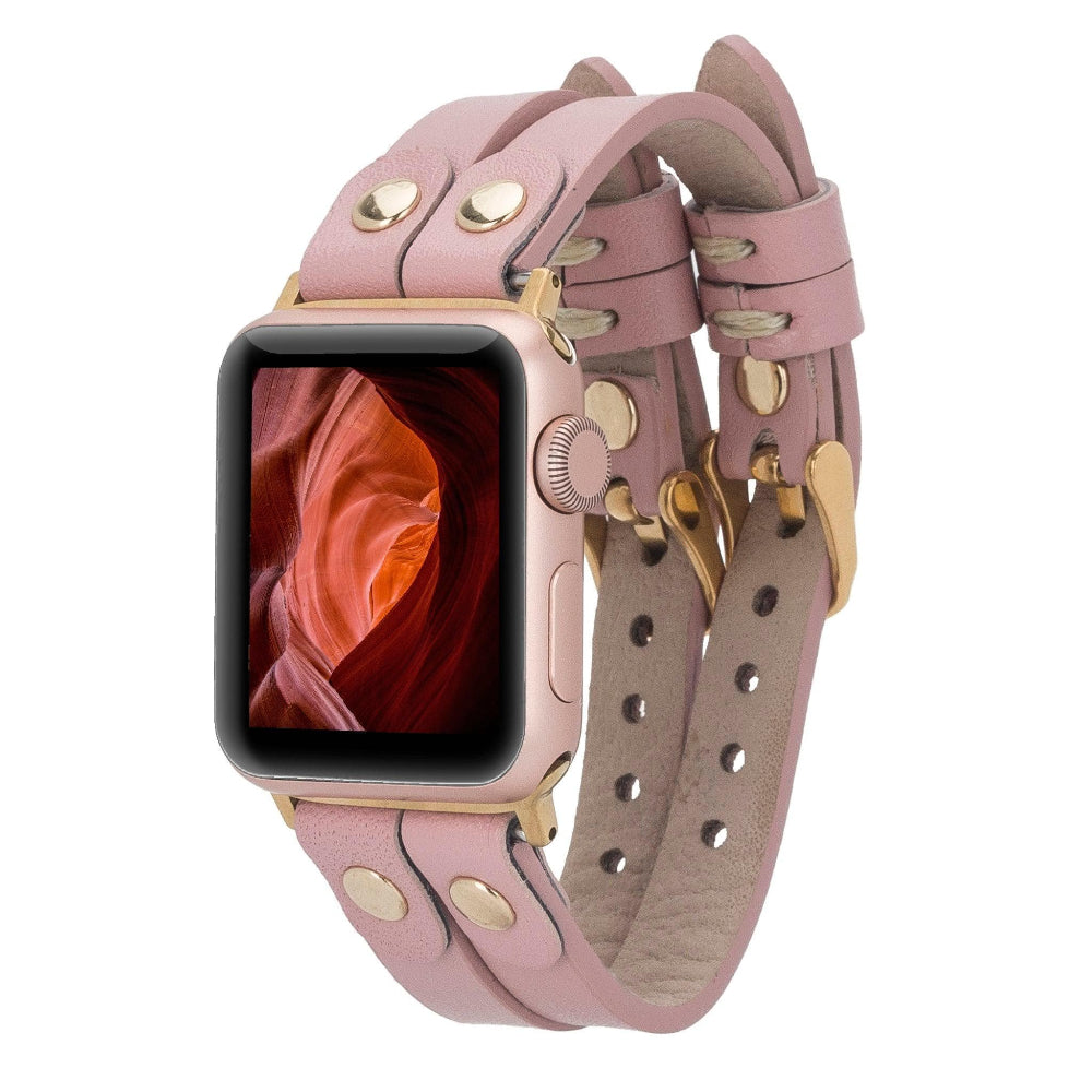 Durham Ely Leather Apple Watch Double Band Mizuri Leather